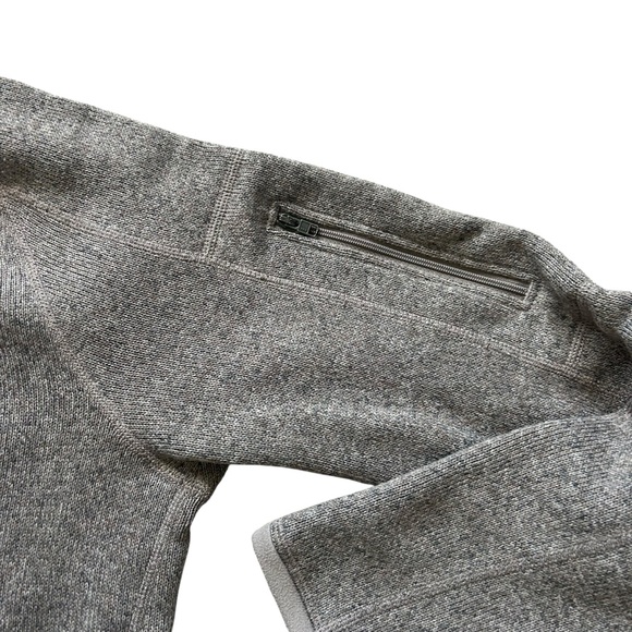 Patagonia Women's Better Sweater 1/4-Zip Fleece size small birch white beige tan - Picture 5 of 9
